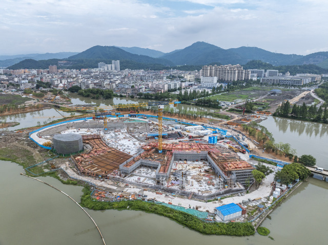 溫州園博園 “山水中國館” 建設(shè)提速